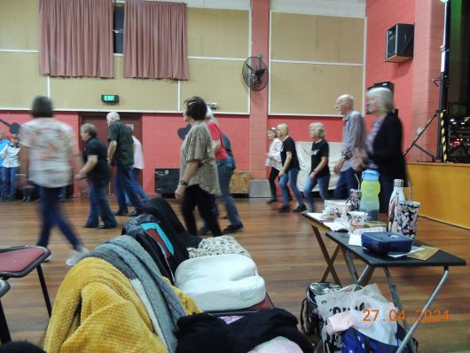 Old Ladies Line Dancing